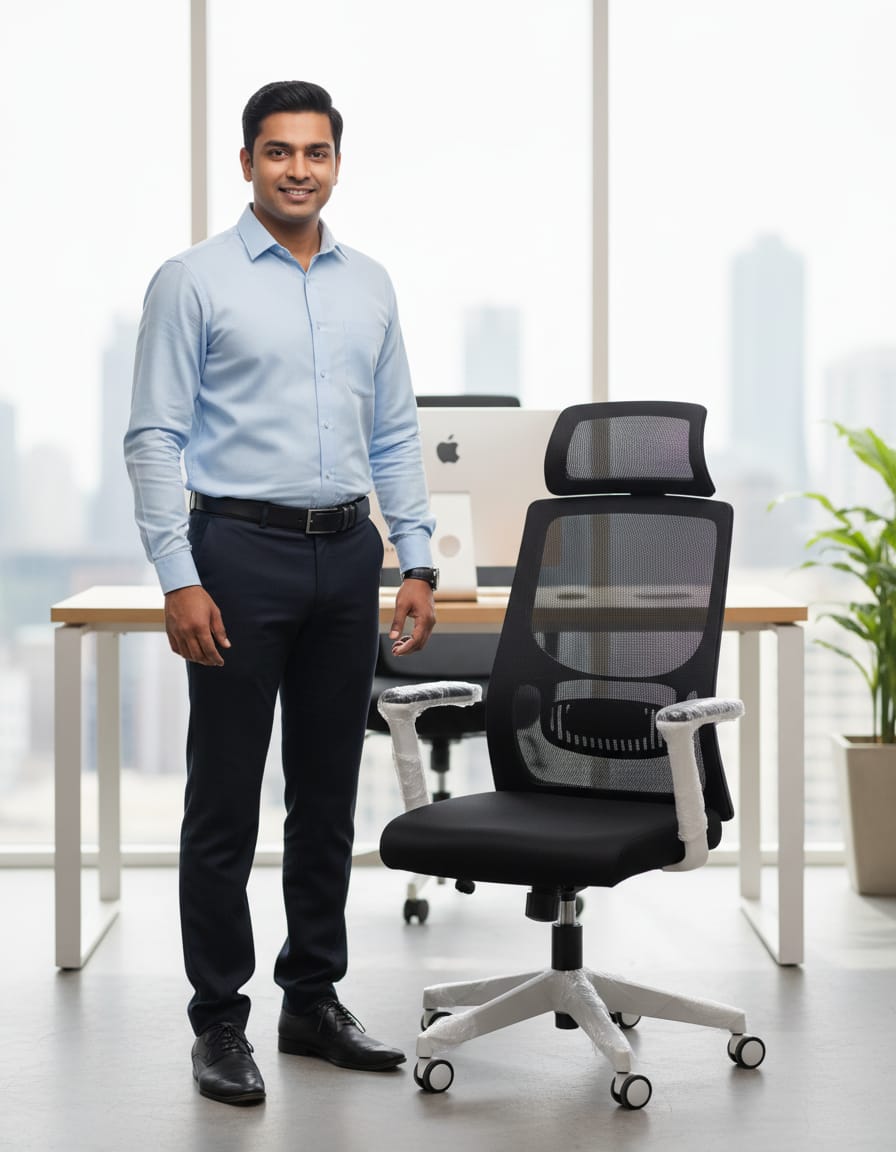 ErgoElite Pro — Signature High-Back Mesh Chair