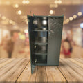 4x2 Feet 2-Door Wardrobe with 4 Shelves