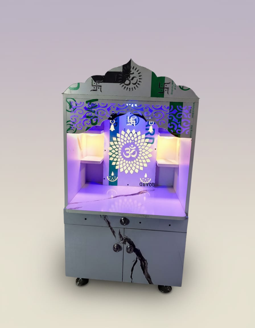 Home Temple 36x24x16 Inch with Decorative Lights