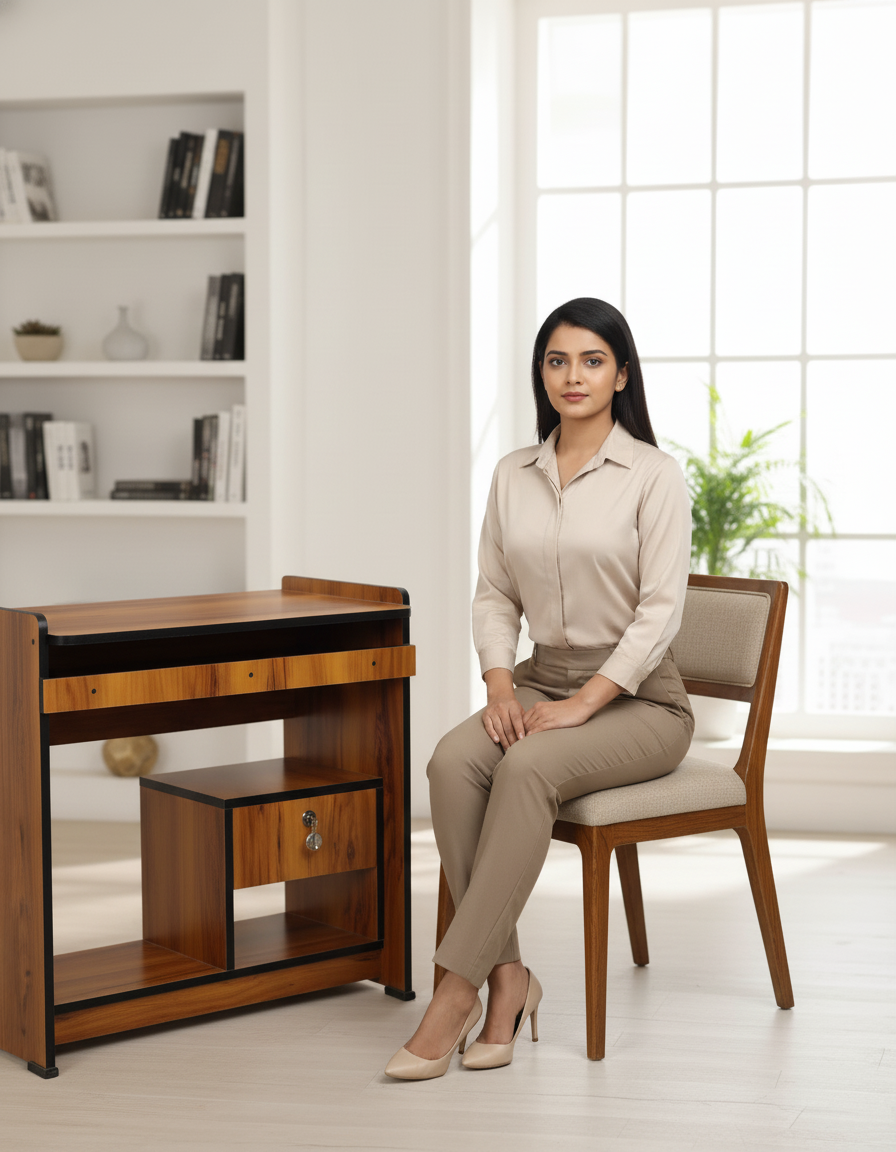 Kanfedens Computer Table | 30" x 30" | 16 Inch Height