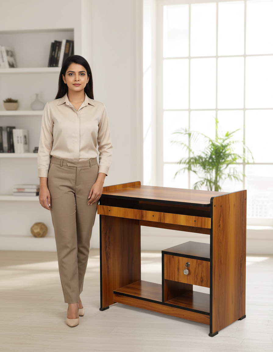 Kanfedens Computer Table | 30" x 30" | 16 Inch Height
